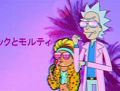 Image result for Rick and Morty Vaporwave