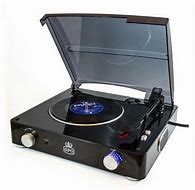 Image result for Black GPO Record Player