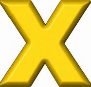 Image result for Yellow Letter X Etc
