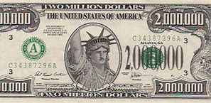 Image result for 2 Million Dollar Bill
