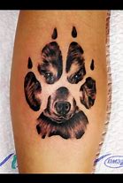Image result for Dog Paw Tattoo