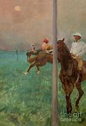 Image result for Jockeys Before the Race by Edgar Degas Medium