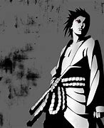 Image result for Sasuke Black and White Drawing