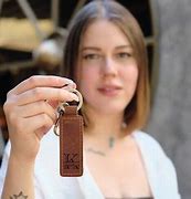 Image result for Personalized Leather Keychains