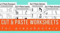 Image result for Alphabet Matching Cut and Paste Worksheets