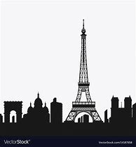 Image result for Eiffel Tower Silhouette Template