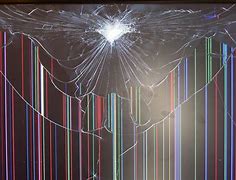 Image result for Half Cracked Screen