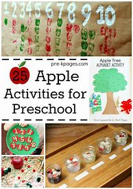 Image result for Preschool Apple Activity