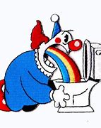 Image result for Sick Clown Vomiting