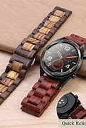 Image result for 20Mm Metal and Wood Watch Band