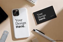 Image result for Phone and Business Card Mockup