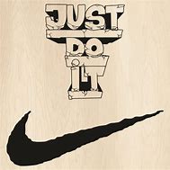 Image result for Just Do It Logo Black Background