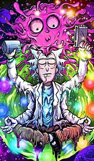 Image result for Rick Morty Trippy