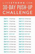 Image result for 100 Pushup Challenge Chart