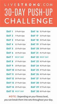 Image result for 14-Day Push-Up Challenge