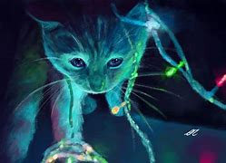 Image result for Neon Cat Wallpaper