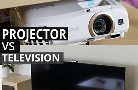 Image result for TV vs Projector