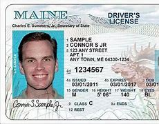 Image result for Real ID Card Maine