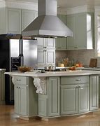 Image result for Kitchen Island with Wood Hood