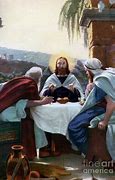 Image result for Jesus Breaking Bread Black and White