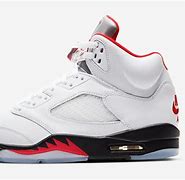 Image result for Air Jordan Retro 5 Red and Blue
