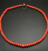 Image result for Red Coral Bead Necklace