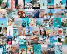 Image result for Beach Aesthetic Collage