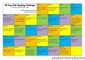 Image result for 5X5 Reading Challenge Printable