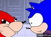 Image result for Sonic Meets Ugandan Knuckles