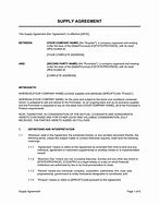 Image result for Contract to Supply Goods