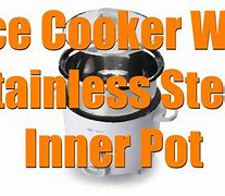 Image result for Electric Rice Cooker with Steel Bowl