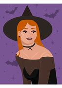 Image result for Halloween Bat Witch Cartoon