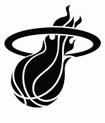 Image result for Miami Heat White Logo