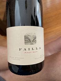 Image result for Failla+Pinot+Noir+Whole+Cluster+Seven+Springs