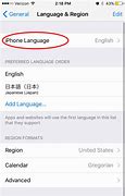 Image result for Change Language iPhone Thai to English