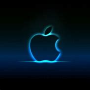 Image result for Glowing Apple Logo Blue