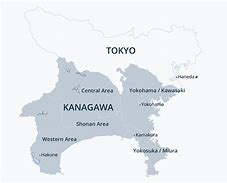 Image result for Kanagawa Prefecture Japan Map