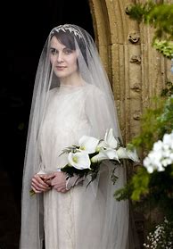 Image result for Downton Abbey Lady Mary Wedding Dress