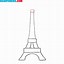 Image result for Eiffel Tower Drawing Pattern