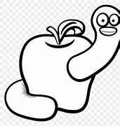 Image result for Apple with Worm Clip Art