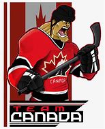 Image result for Canadian Hockey Cartoon