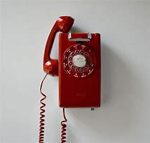 Image result for Vintage Red Wall Phone