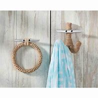 Image result for Decorative Rope Hooks