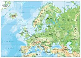 Image result for Europe Geographic Map