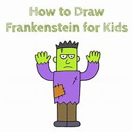 Image result for Frankenstein Book Cover Easy Drawing