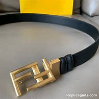Image result for Black and Gold Fendi Belt