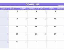 Image result for 2023 Blank Monthly Calendar Purple