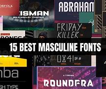 Image result for Masculine Fonts Free