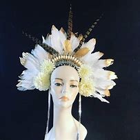 Image result for Queen with Feather Crown Costume