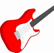 Image result for Red Guitar Clip Art